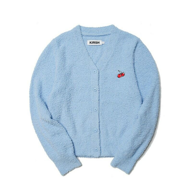 KIRSH キルシー SMALL CHERRY CROP CARDIGAN LS/ スモールチェリー