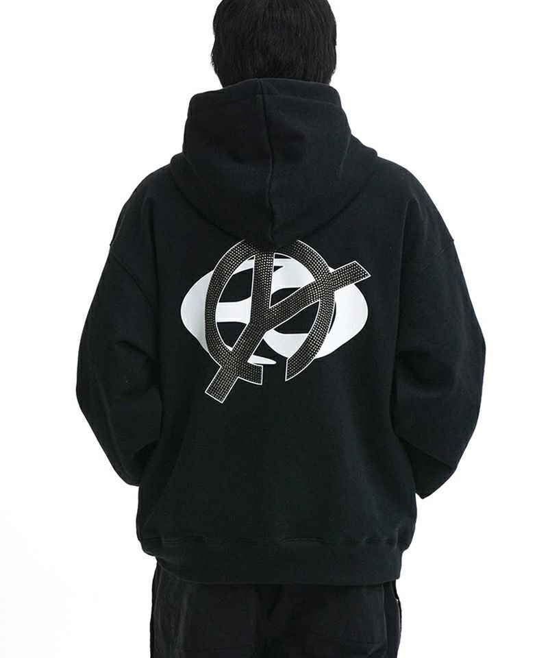 OY オーワイ O.N.L LINESTONE HOODIE ZIP-UP/ロゴラインストーン OY オーワイ O.N.L LINESTONE HOODIE ZIP-UP/ロゴラインストーン