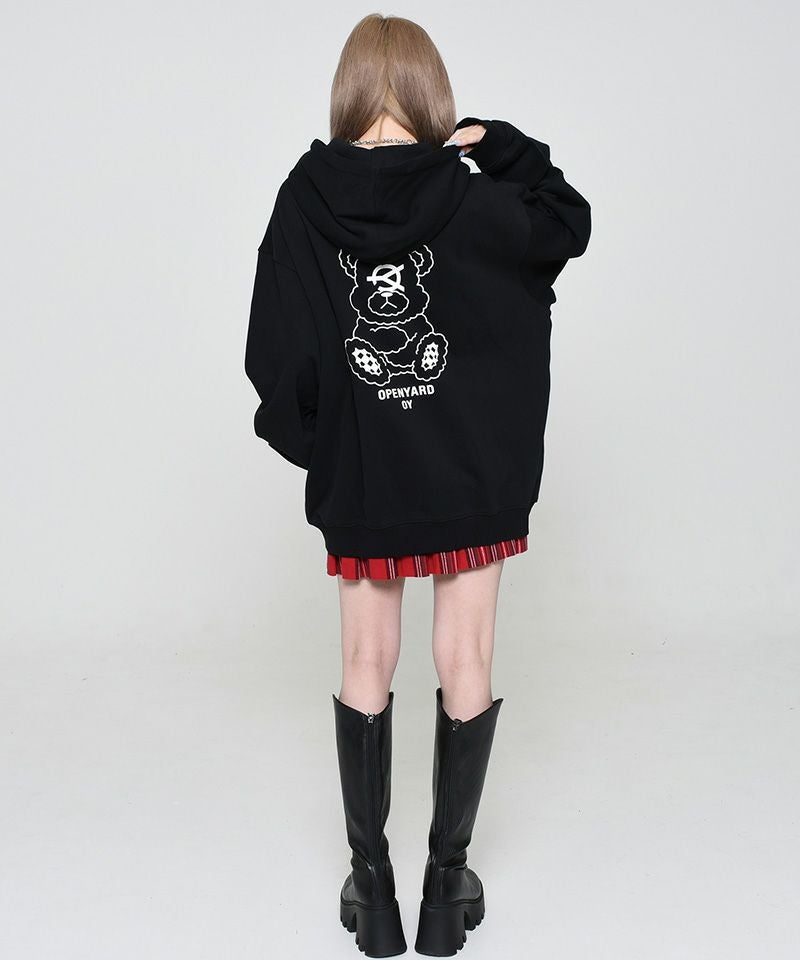 OY オーワイ ODOLLY HOODIE ZIP UP/オードリー フーディー ジップ