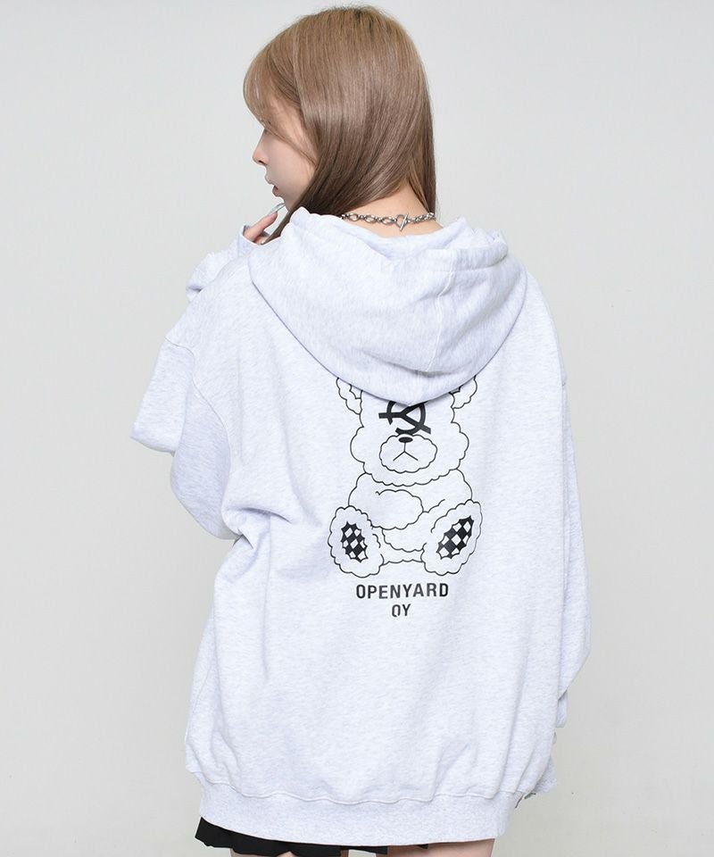 OY オーワイ ODOLLY HOODIE ZIP UP/オードリー フーディー ジップ