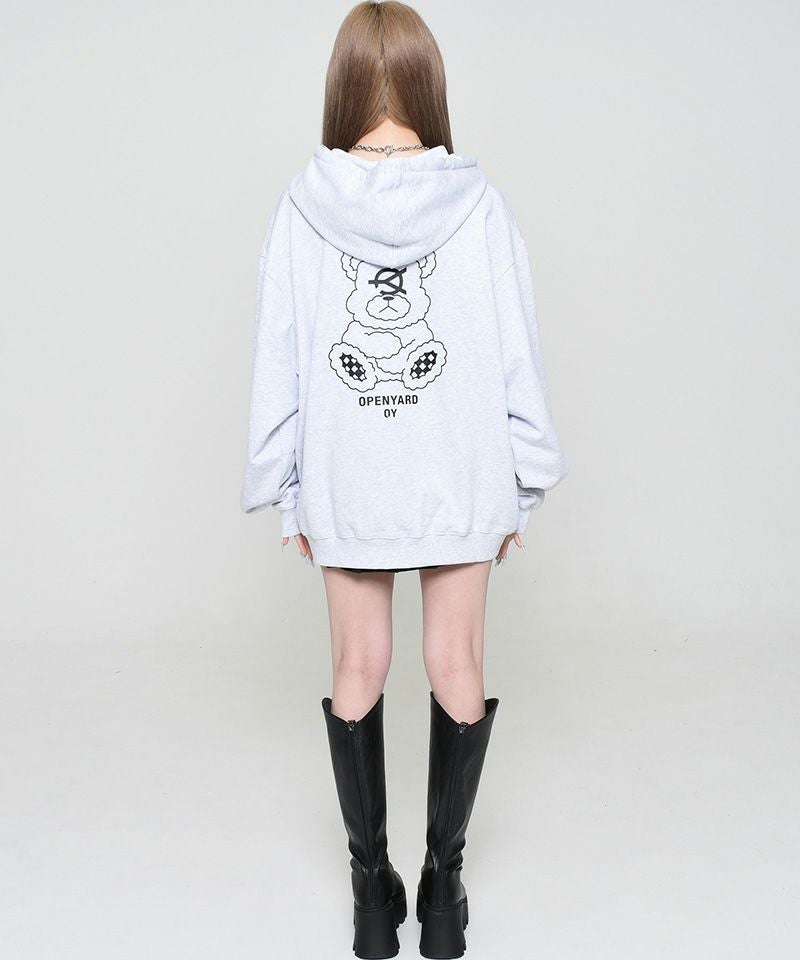 OY オーワイ ODOLLY HOODIE ZIP UP/オードリー フーディー ジップ