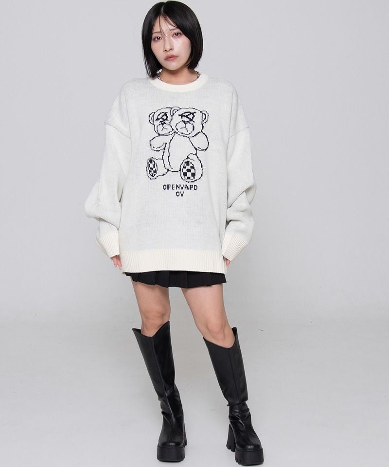 OY ODOLLY KNIT⁄オードリー プルオーバーニットセーター くま 公式通販 